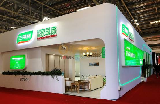 发现木门之美 三棵树家具漆惊艳第18届中国国际门业门展