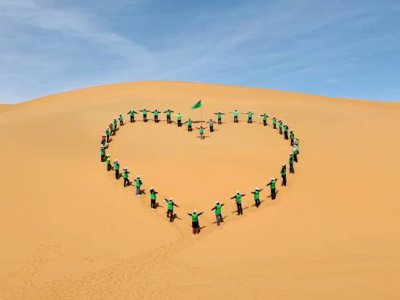 种下绿色 收获希望——三棵树绿色大使三进阿拉善